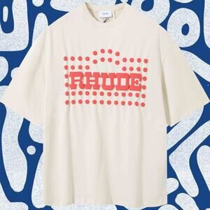RHUDE Men's Casual Short Sleeve